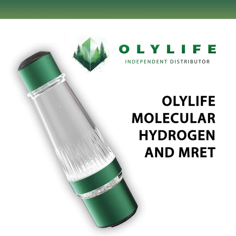 H+ Hydrogen Infuser — Molecular Hydrogen Water — OlyLife PEMF wellness device